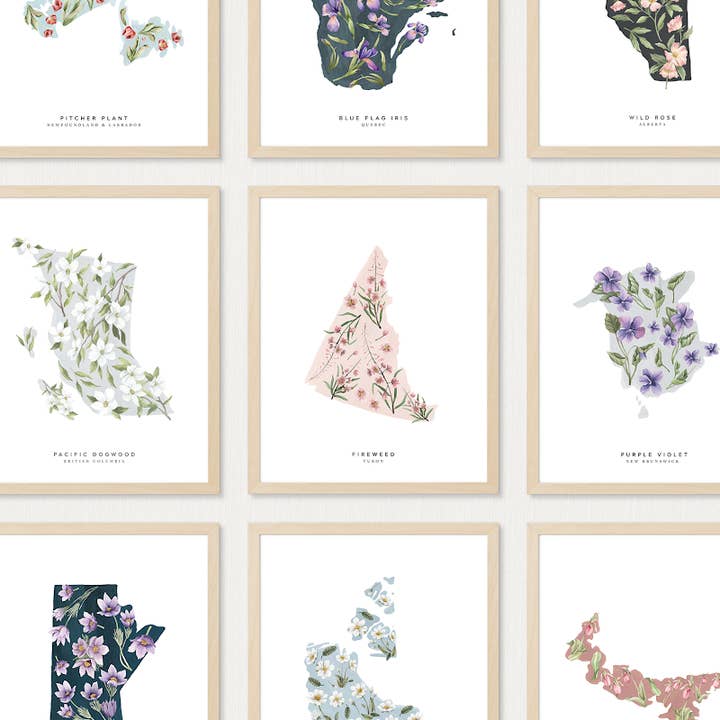 Natasha Vanderburg Co. - Vente Affiche d'art - Reproduction artistique de lys des Prairies5