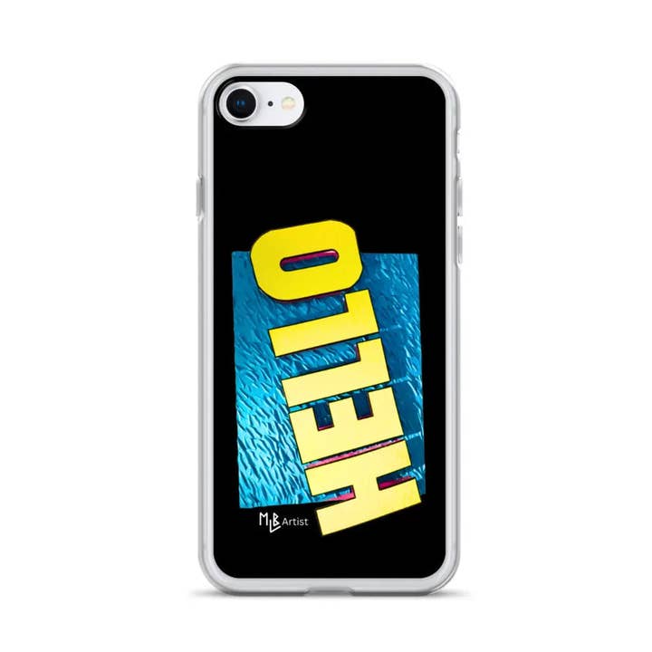 HELLO Clear Case for iPhone® for wholesale by MLB Artist