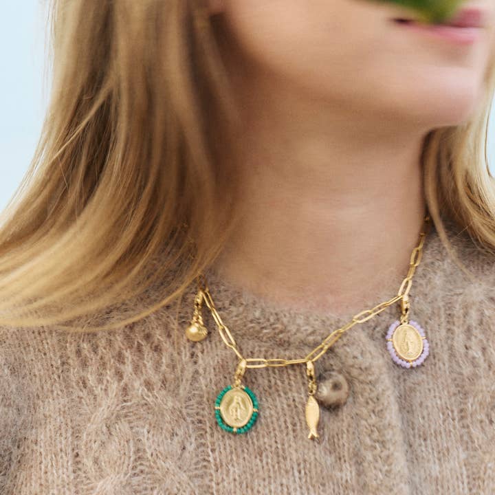 Palas - Wholesale Choker/Collar - Juliet - golden chain choker3