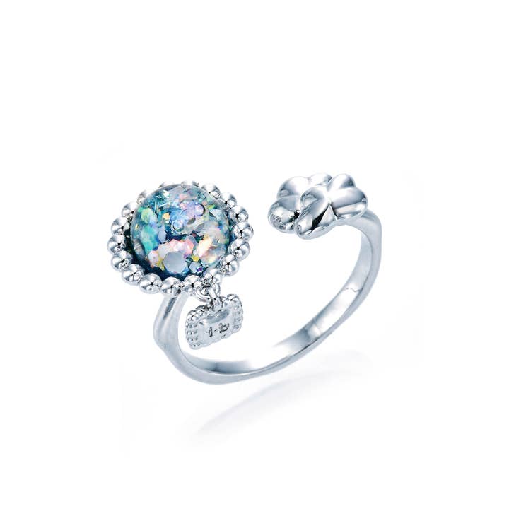 Bague boule de neige ballon pour la vente par Luvinball