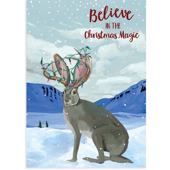 Joyeux Jackalope pour la vente par 23rd Day Paper Goods