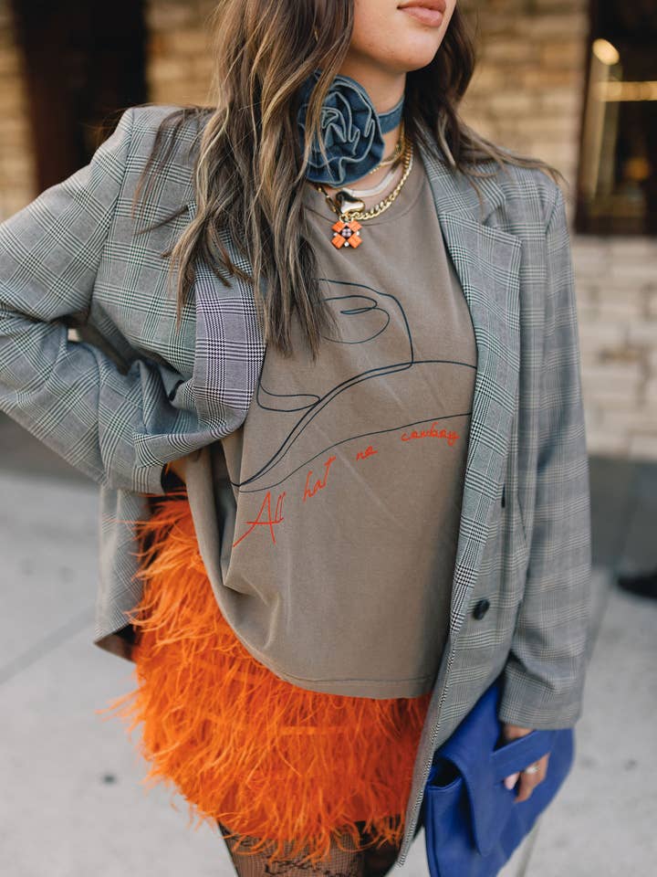 My Muse - Wholesale Screen Printed T-Shirt - Women's - All Hat No Cowboy Graphic Tee