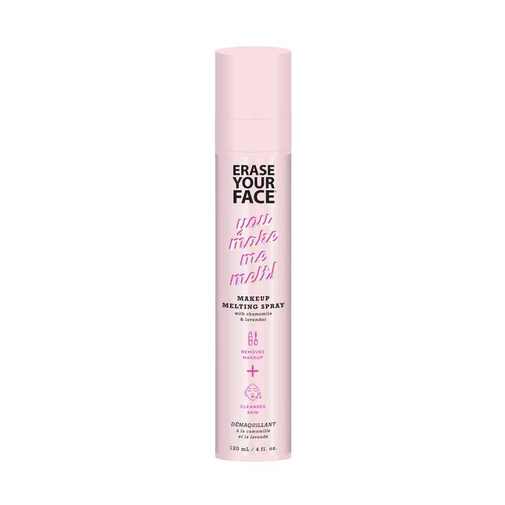120ml Makeup Melting Spray - Chamomile & Lavender for wholesale by Erase Your Face