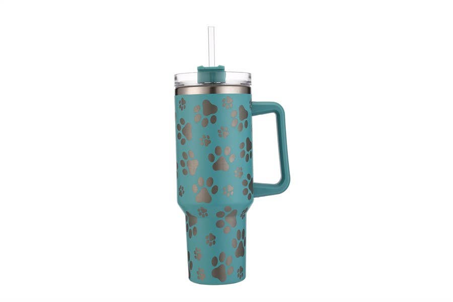 Nima Accessories Inc - Wholesale Insulated Mug/Tumbler - Paw Prints 40 oz Tumbler Cup3
