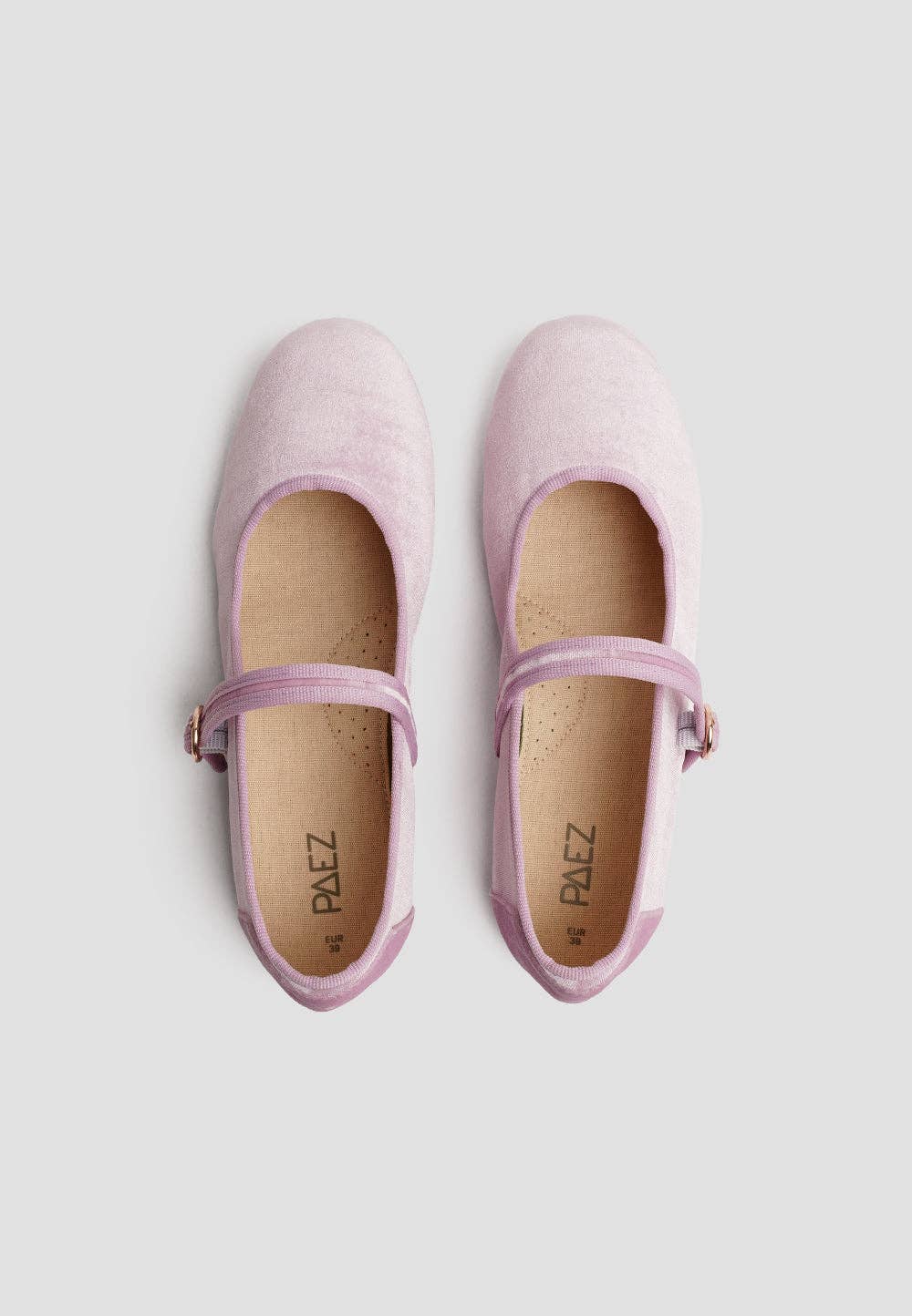 Paez - Wholesale Flats/Loafers - Kids - MARY JANE VELVET IRIS5