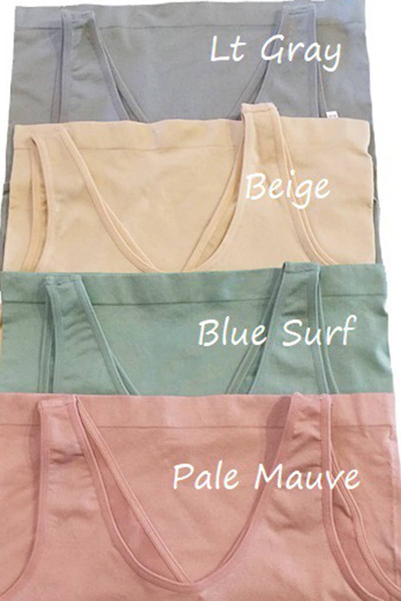 Vanilla Monkey - Wholesale Knit Top - Women's - Seamless U Or V Neck Tank Top0