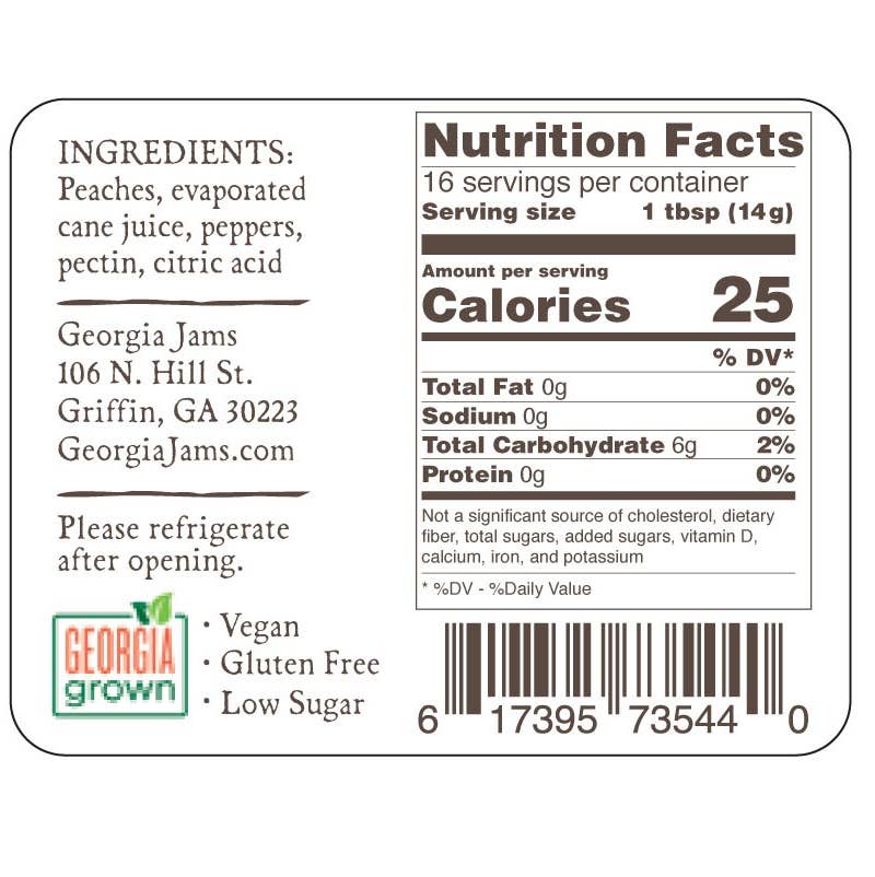 Georgia Jams - Wholesale Jam/Jelly - Habanero Peach - 9 oz7