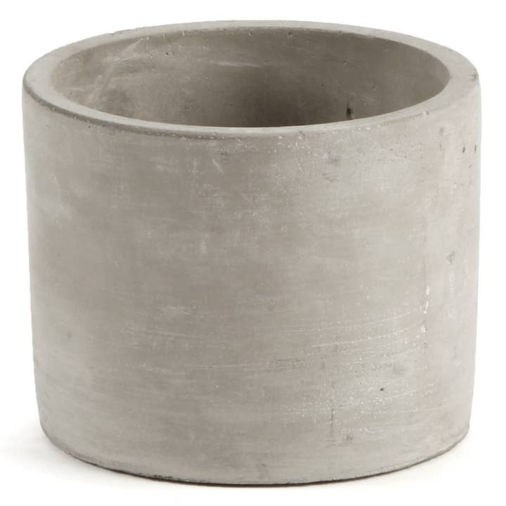 Concrete Pipe Cachepot 4.5" for wholesale by Napa Home & Garden