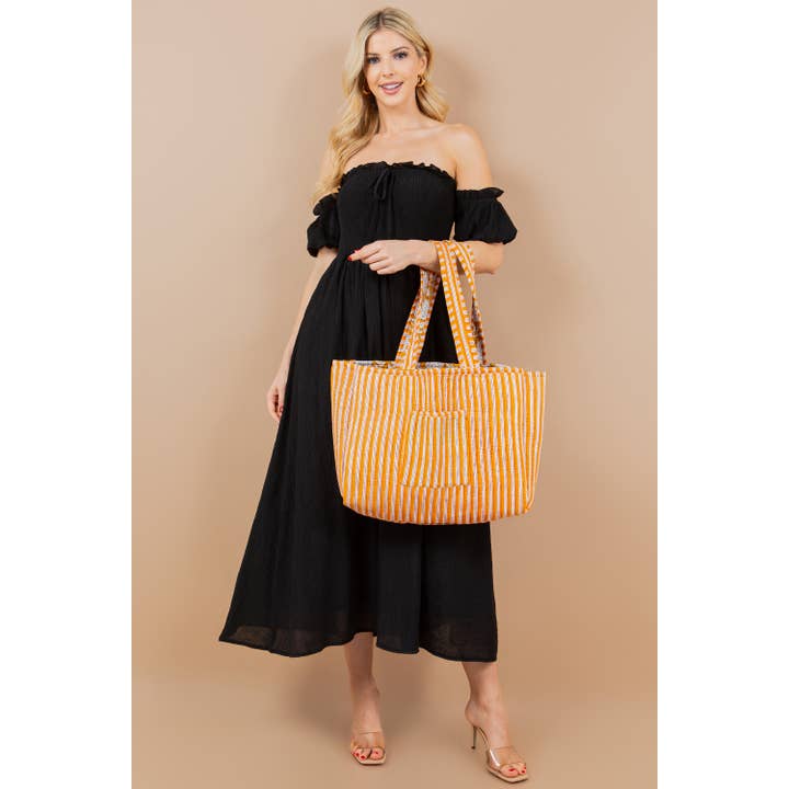 LA Soul - Wholesale Tote Bag - Women's - Quilted Tote Bag (BG-57)6