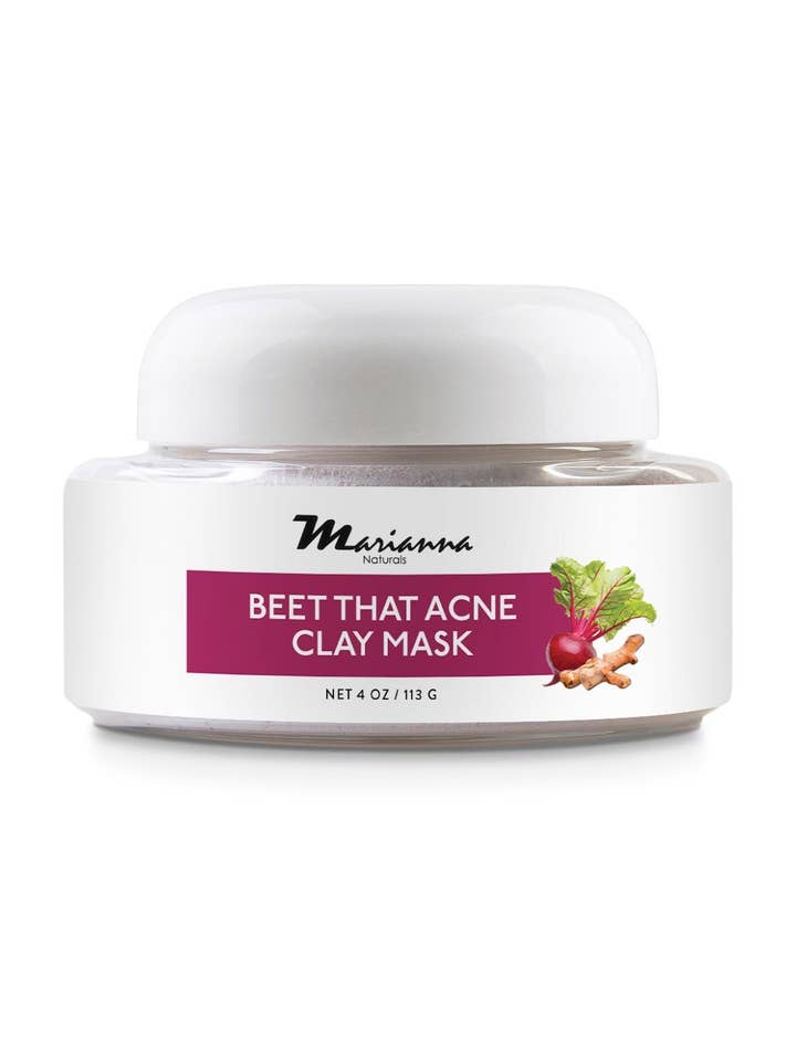 Betor som akne ansikte och kropp lera Mask för wholesale av Marianna Naturals Corp.