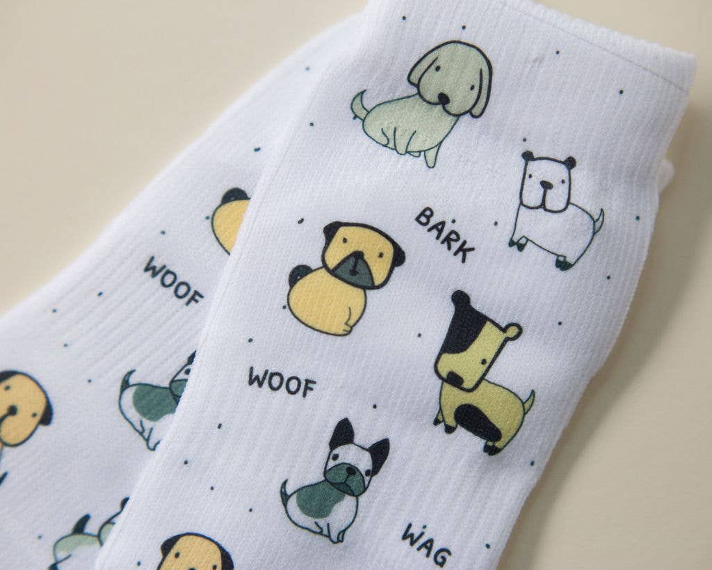 squid socks - Vendita all'ingrosso Calzini - Neonati - Woof - Calzini antiscivolo per neonati con zampe, giocattoli, disegni di cani2