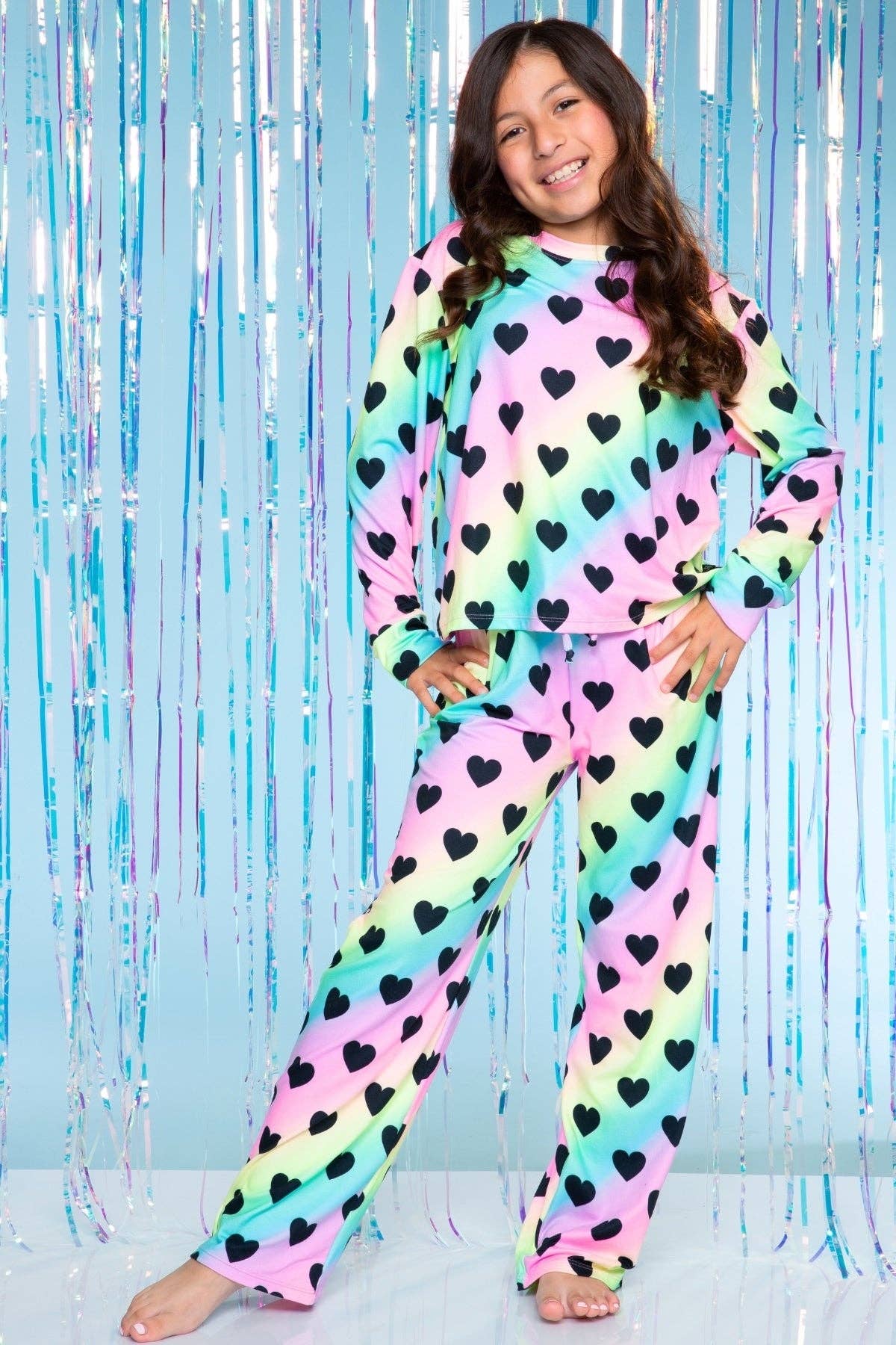 PixieLane - Vendita all'ingrosso Set loungewear - bambini - Pantaloni Easy Tee & Karate a manica lunga Simply Soft14