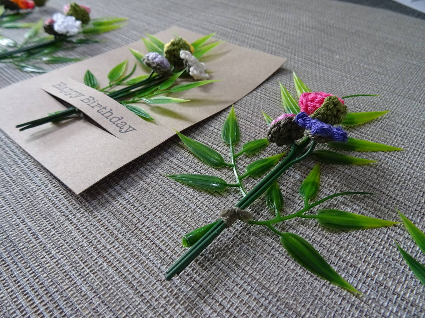 Knuffelsenzo - Wholesale Artificial Flowers - Bouquet card, Congratulations, Happy Birthday9