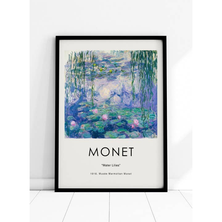 Water Lilies 1916 by Monet Print for wholesale by Rock Paper Scissors Wall Art