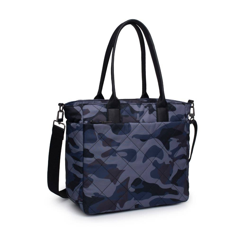 Sol and Selene - Venta al por mayor Bolsa de asa- Mujer - Bolso de nylon acolchado Motivator East West10