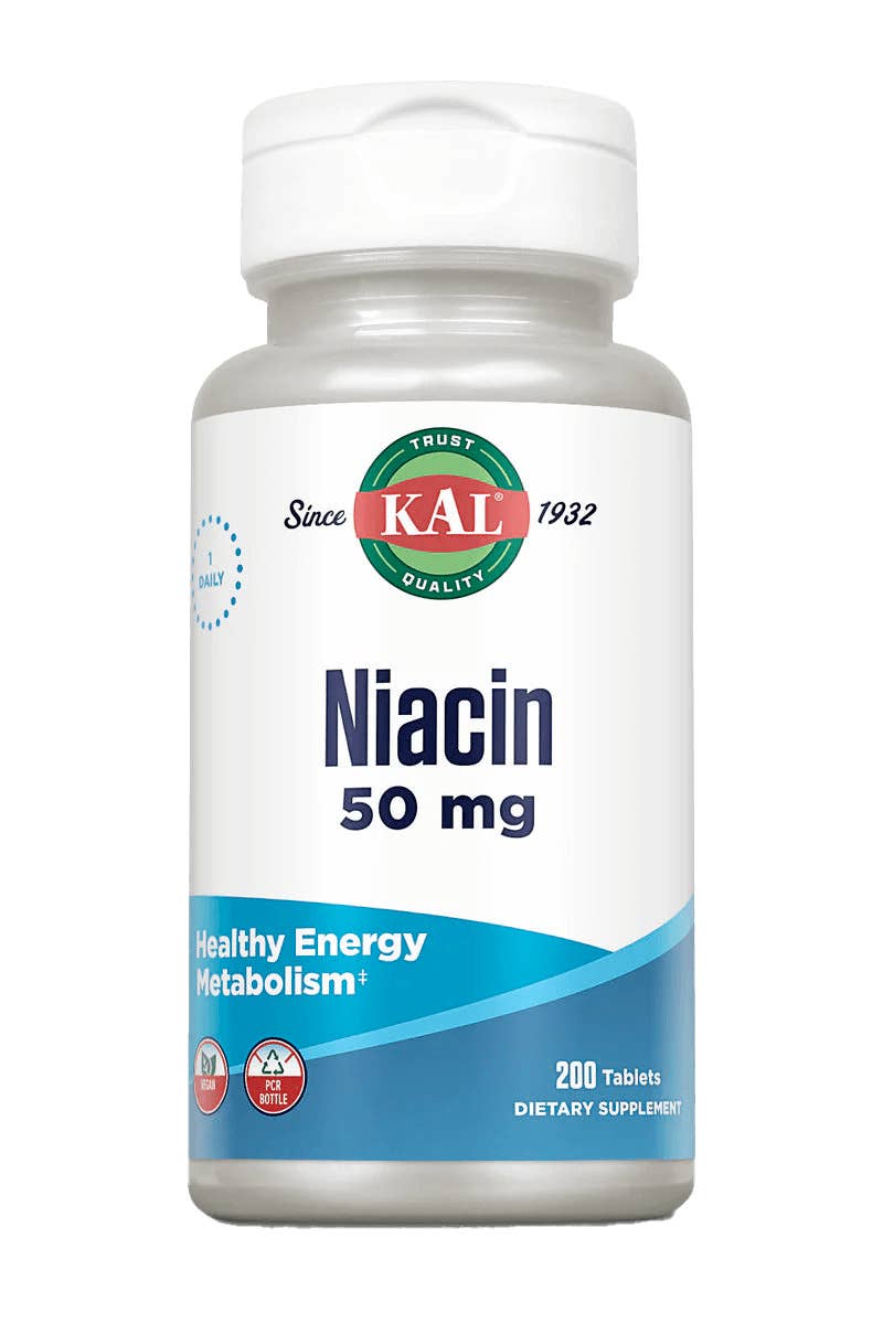 KAL - Wholesale Oral Supplement/Vitamin - Niacin Tablets 50mg