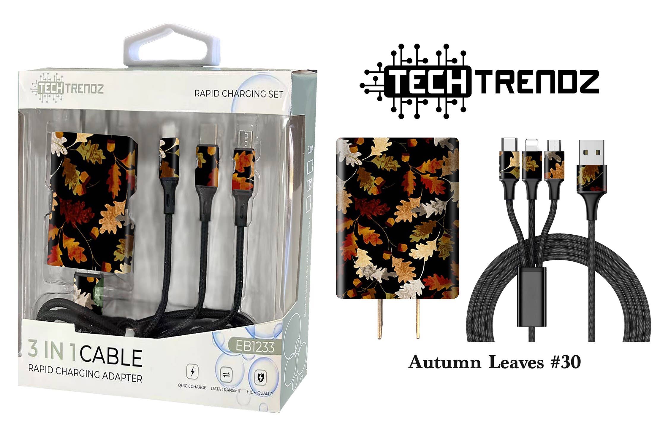 Tech Trendz – wholesale Charging cable – Quick Charging All In One Set17