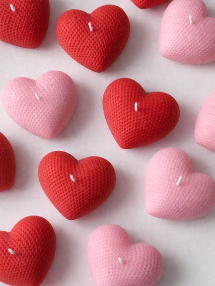 Heart Soy Candle/Valentines day/Mothers day/shaped candle for wholesale by Lolitas Candle Co