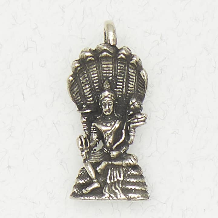 Nirvana LLC - Wholesale Individual Charm/Pendant - Hindu Pewter Pendant Necklace - Vishnu – Preserver of the Universe0