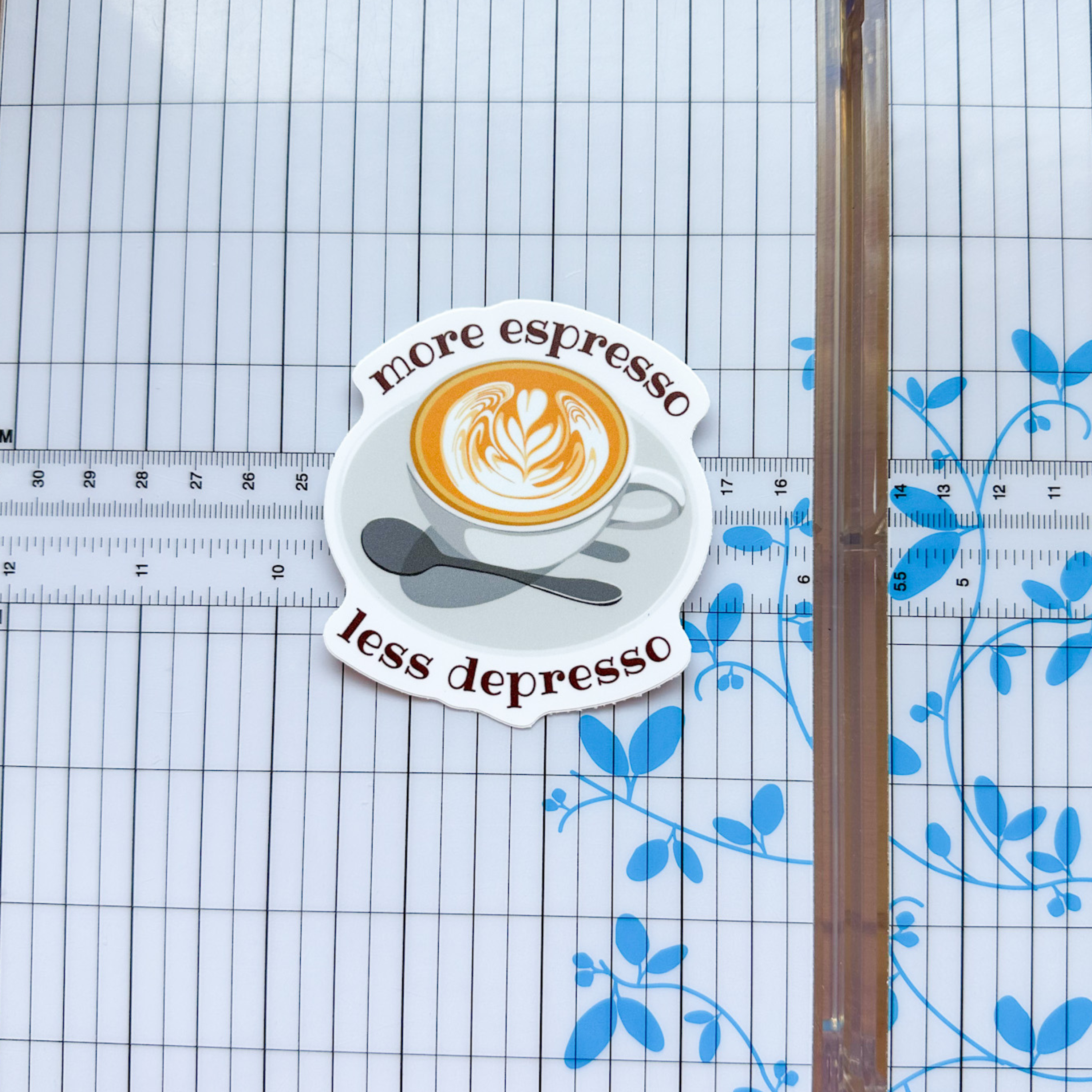 Hi From Studio - Wholesale Sticker - More Espresso Less Depresso Sticker1