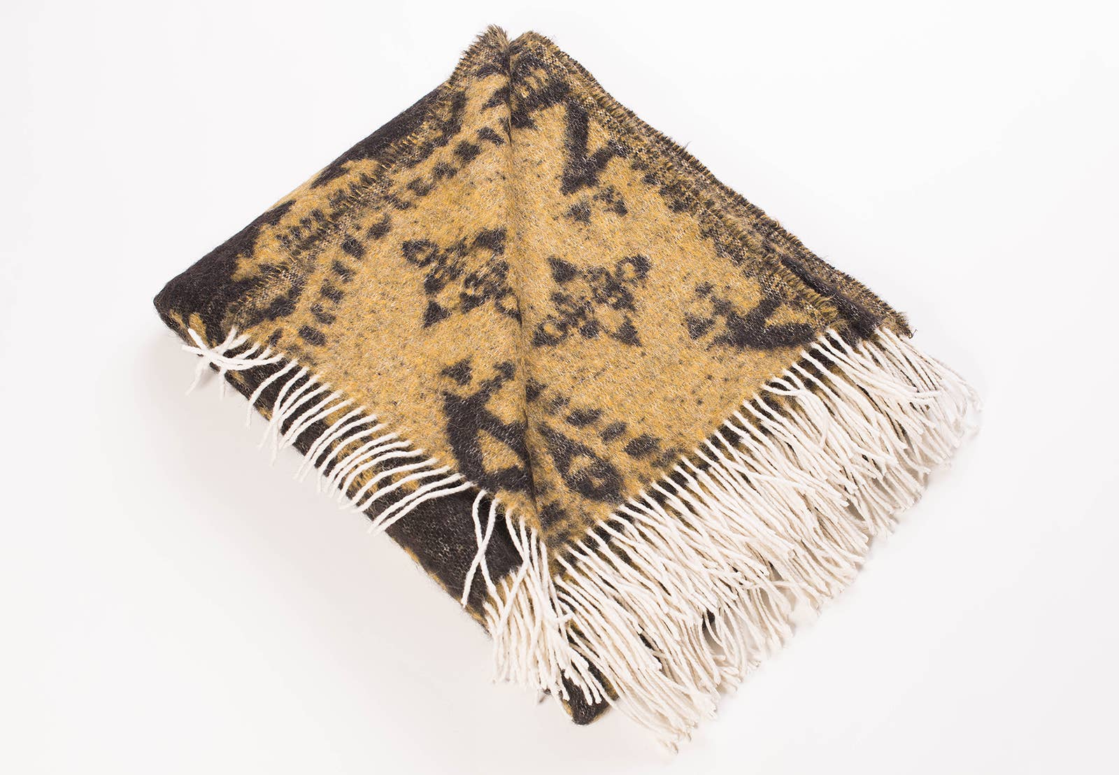 Beat Collection by Lanificio Idealtex Srl – Engroshandel Tæppe – Tribal uld- og alpaka-plaid med etnisk jacquardmønster18