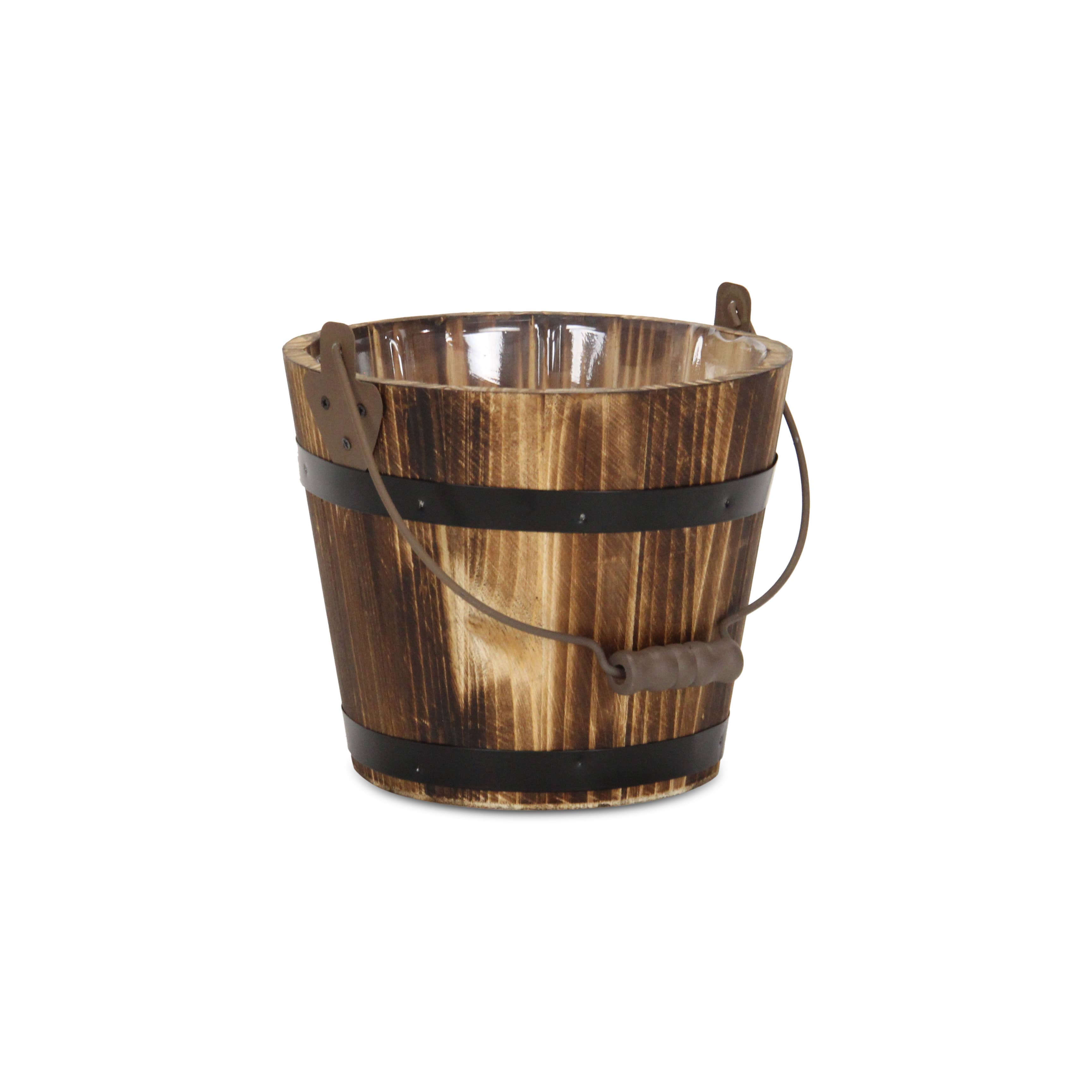 Cheungs Home Decor - Wholesale Bucket/Pail - Felicity Decorative Wooden Bucket4