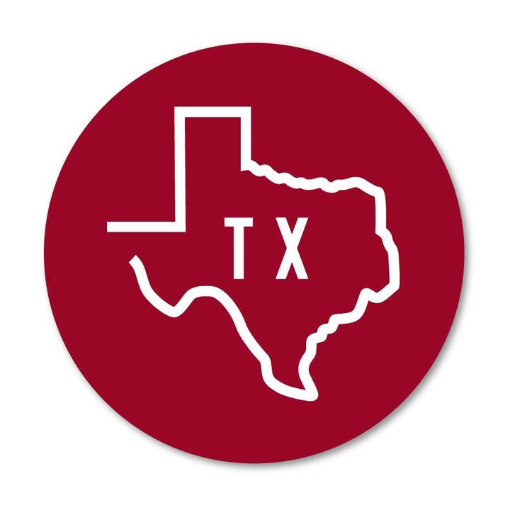 Texas State Decal for wholesale by Made in Texas Co.
