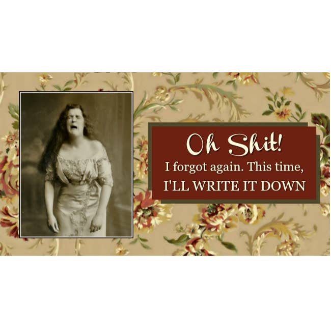 Ümlaut Brooklyn - Wholesale Notepad - Oh Shit I Forgot Again - Magnetic Notepad1