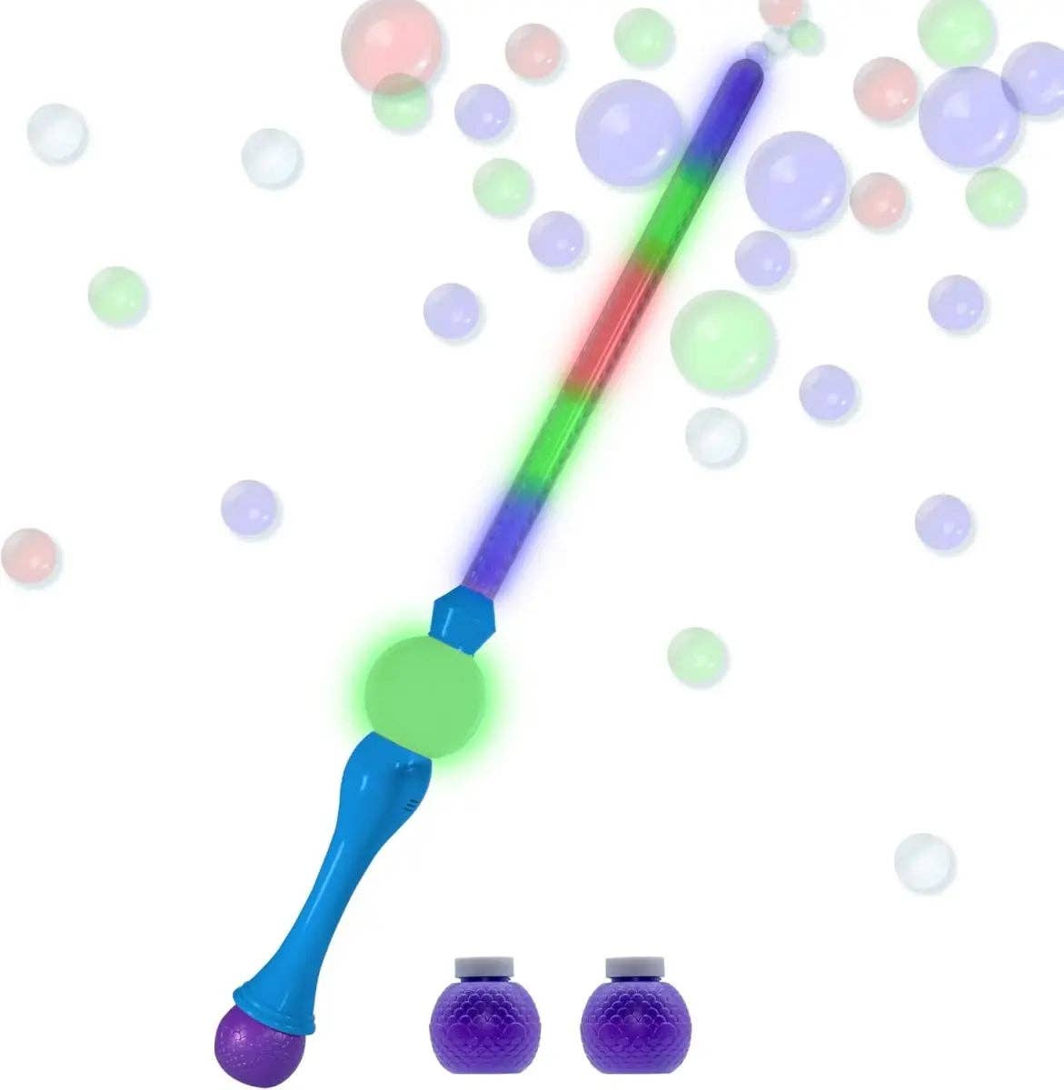 Party Expo, LLC - Wholesale Bubble Wand - Kids - 31.5"  Bubble Sword Blue with 2 Bubble Solution0