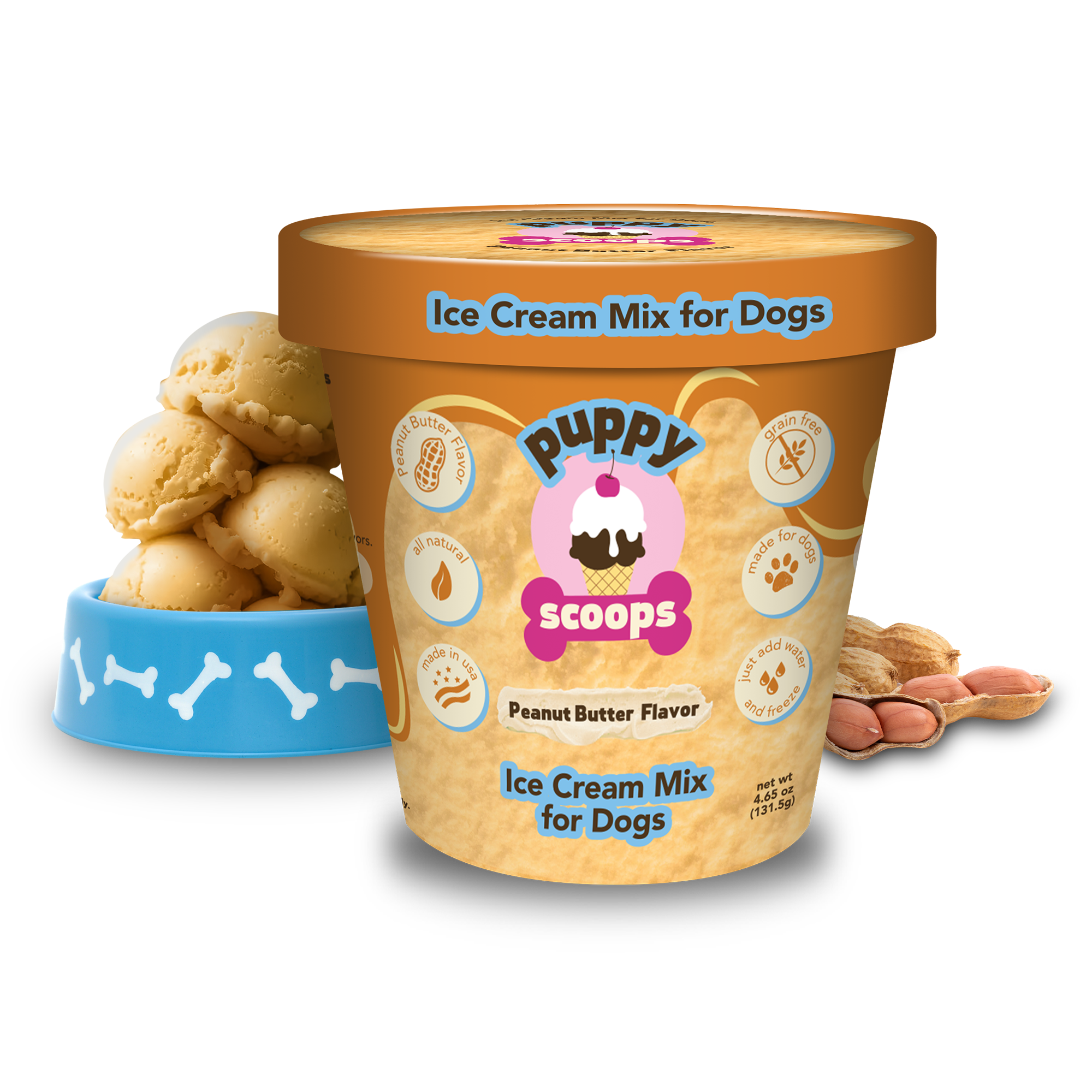 Puppy Cake LLC - Wholesale Pet Treats - Dog - Puppy Scoops Ice Cream Mix for Dogs3