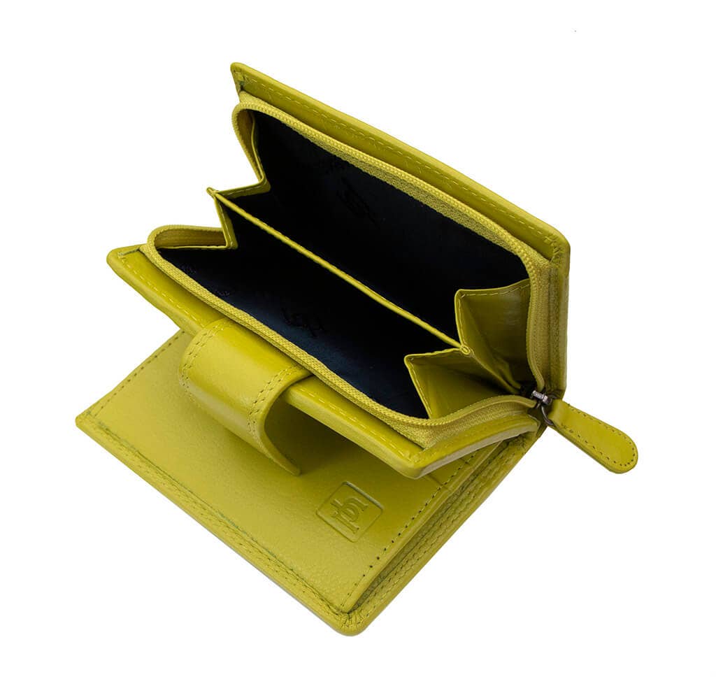 PRIMEHIDE - Vente Portefeuille – femme - Petit sac à main en cuir à trois volets Verona - 231128