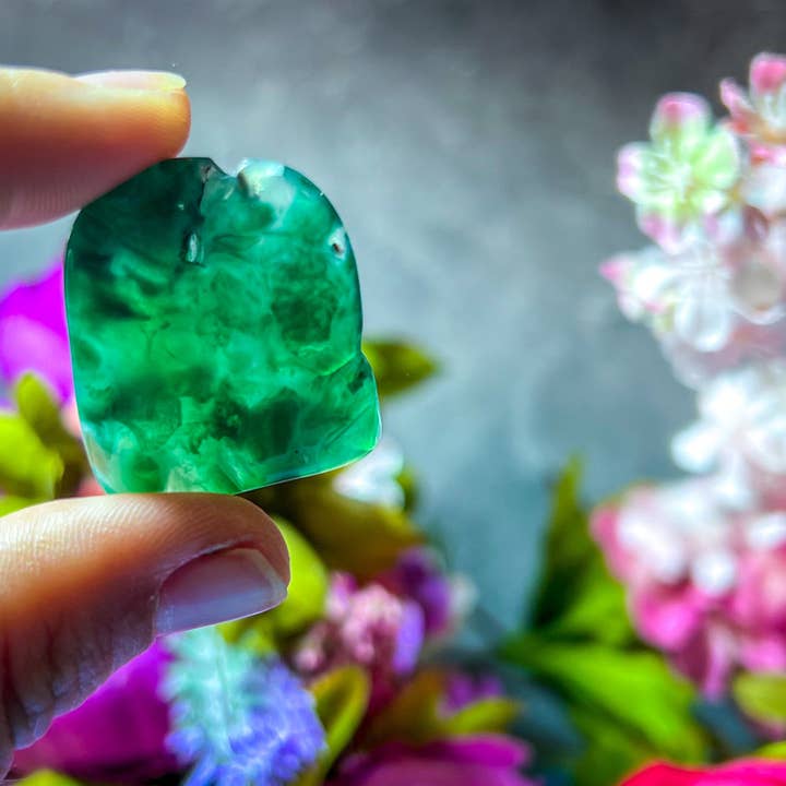 Mandala Gems - Venta al por mayor Piedras/cristales espirituales - Calcedonia de cromo pulido, motorolita2