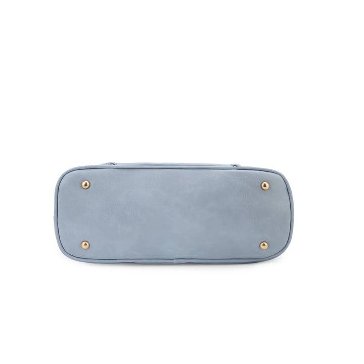 KAYLA+AVA – Großhandel Tragetasche – Damen – Alyssa Slouchy Tragetasche, lässig, Whipstitch, silberne Hardware6