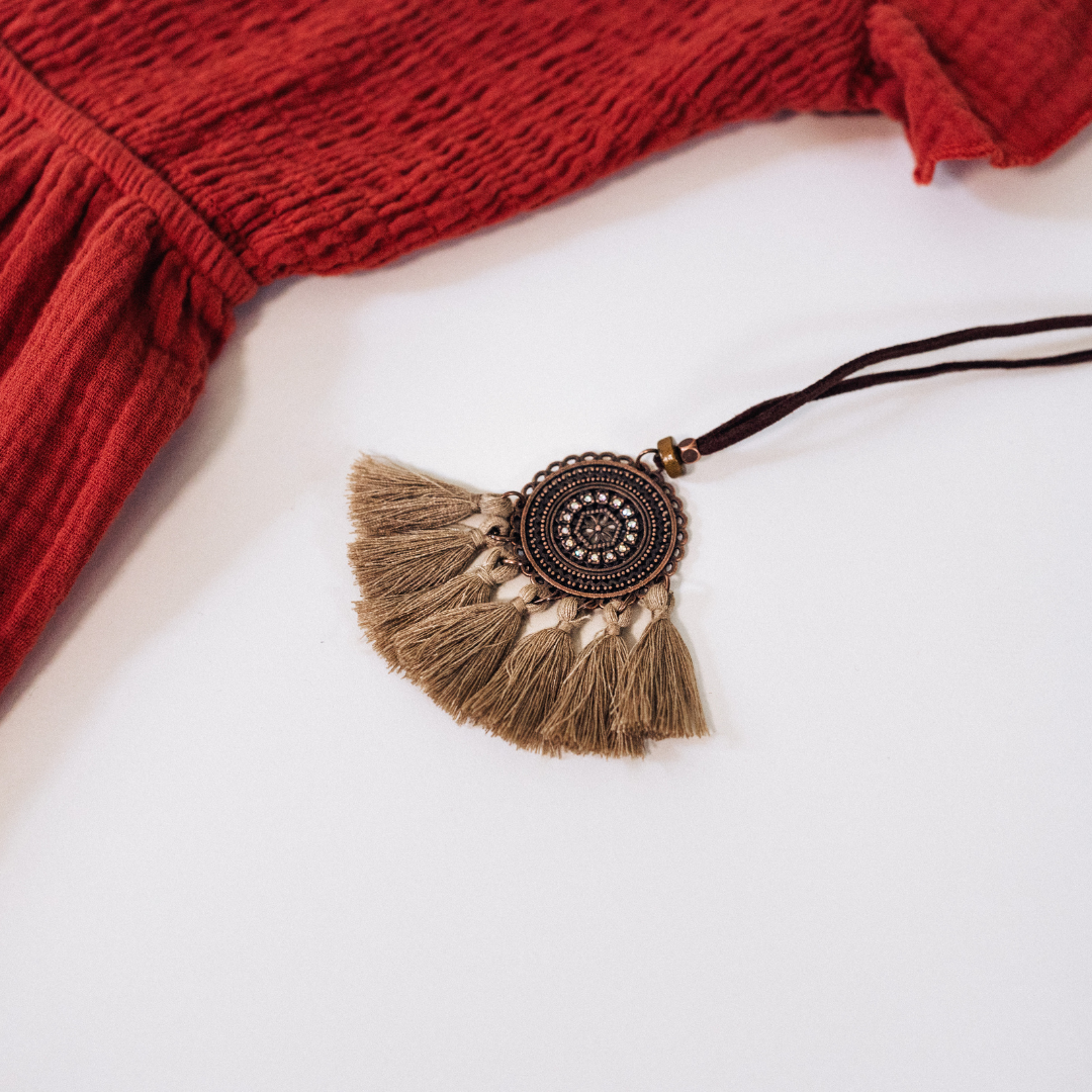 HAHA MAMA Clothing - Venta al por mayor Conjunto de mamá y bebé - Vestido Copper Mommy & Me para mujer7