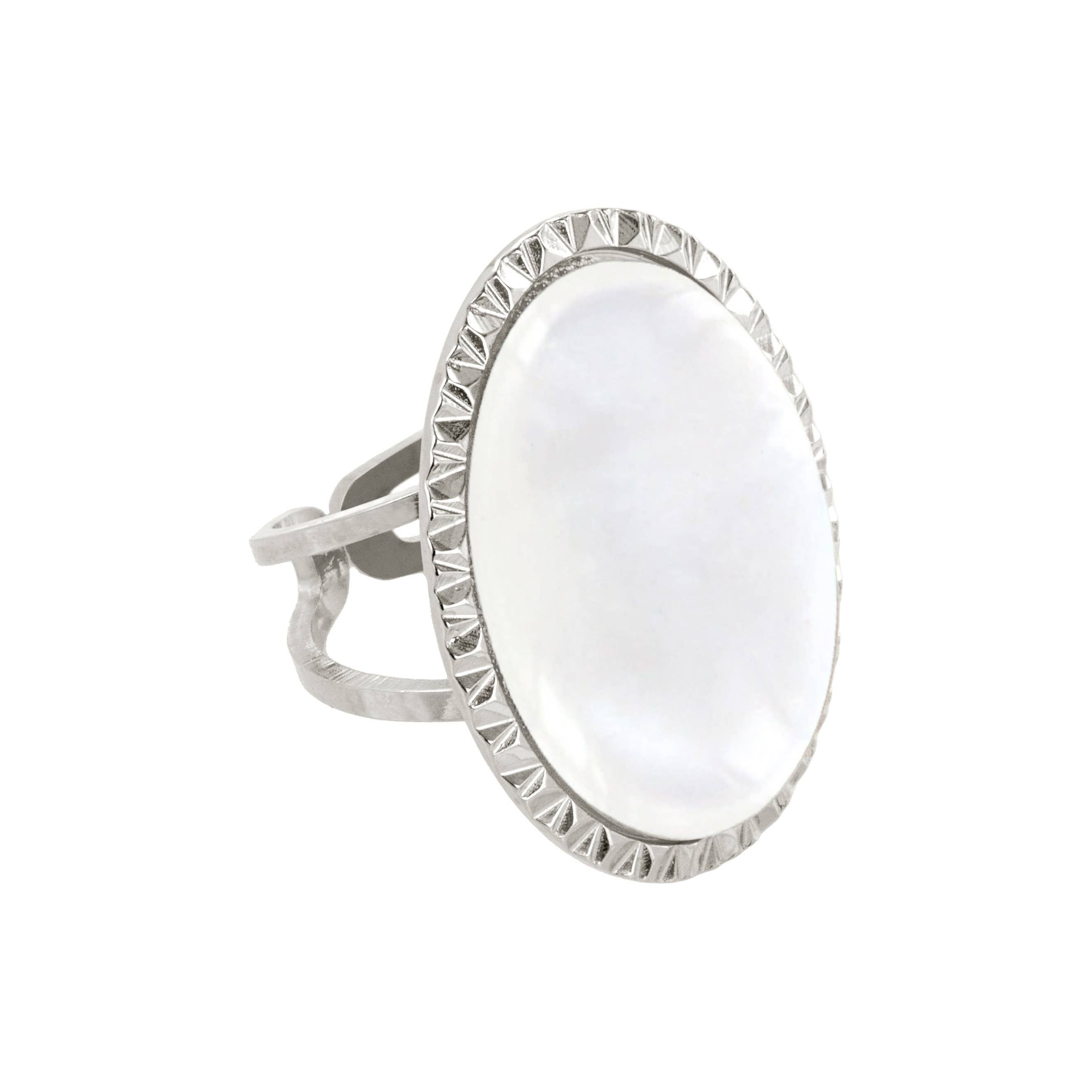 Lovelyday bijoux - Wholesale Cocktail/Statement Ring - Madame and Pierre ring — Made in France — Silver4