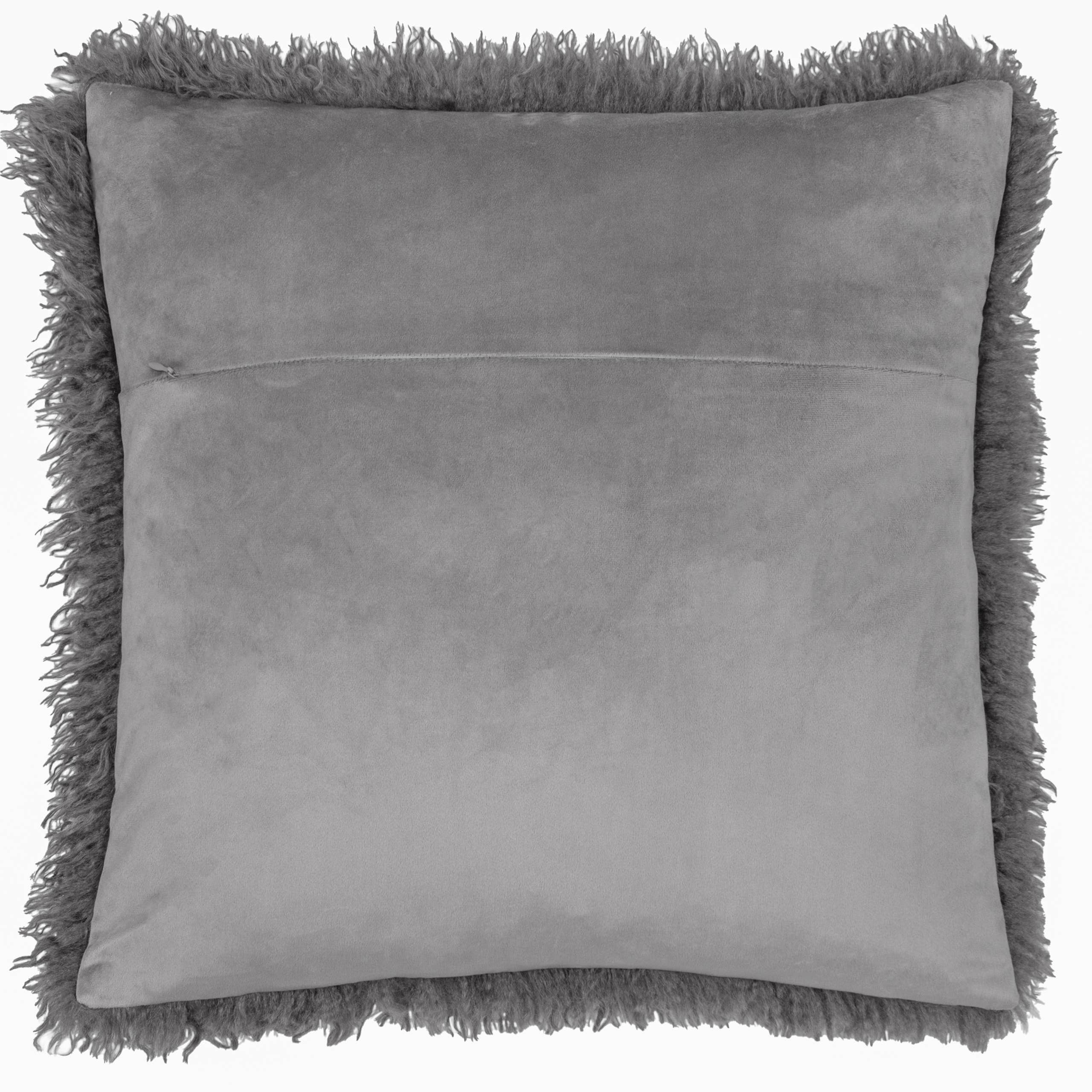 Rowan Faux Fur Cushion Taupe for wholesale on Faire5