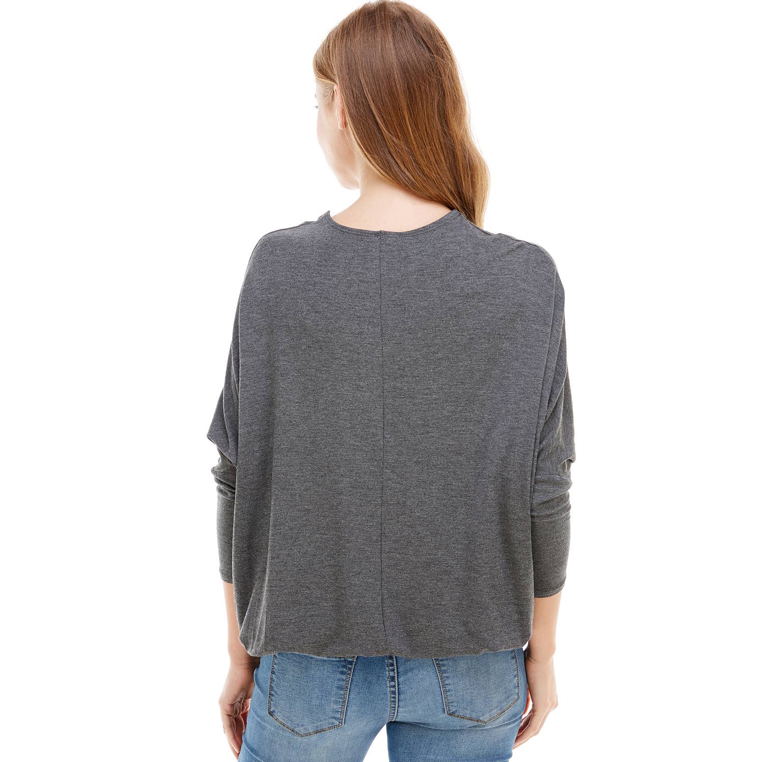 Azules Clothing - Wholesale Tunic - Women's - ATP-2309RS-DOLMAN Sleeve Elastic Bottom Hem Tunic14