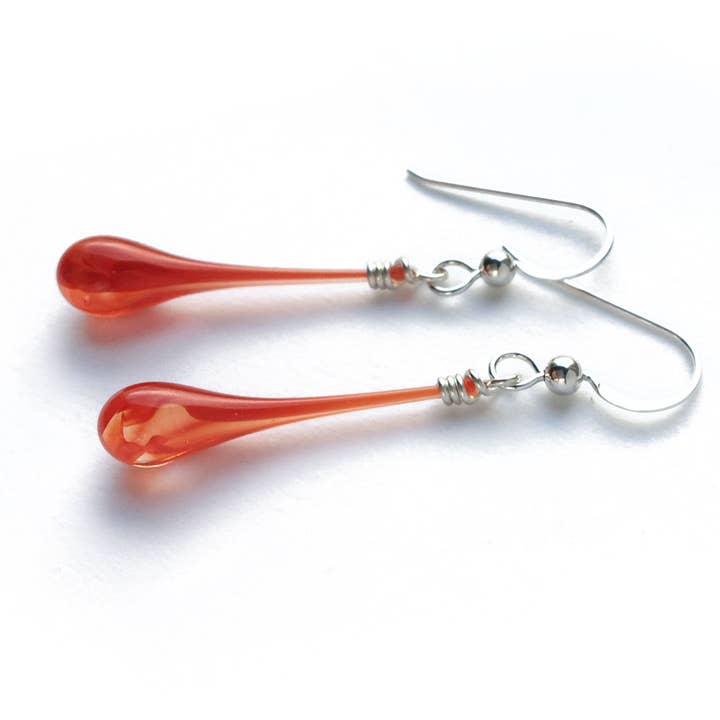 Sundrop Jewelry - Wholesale Dangle Earrings - Birthstone Colored Glass Teardrop Earrings6