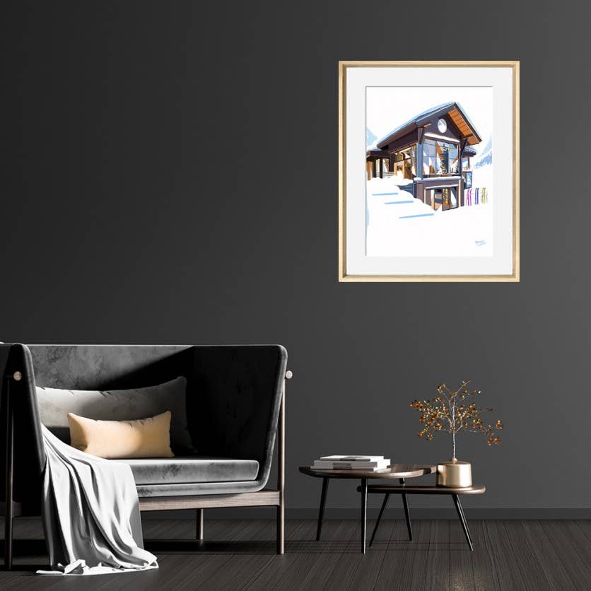 Atelier Contemporain - Wholesale Art Print - Fine Art Print - “The Chalet” - Jean-Philippe Henric9