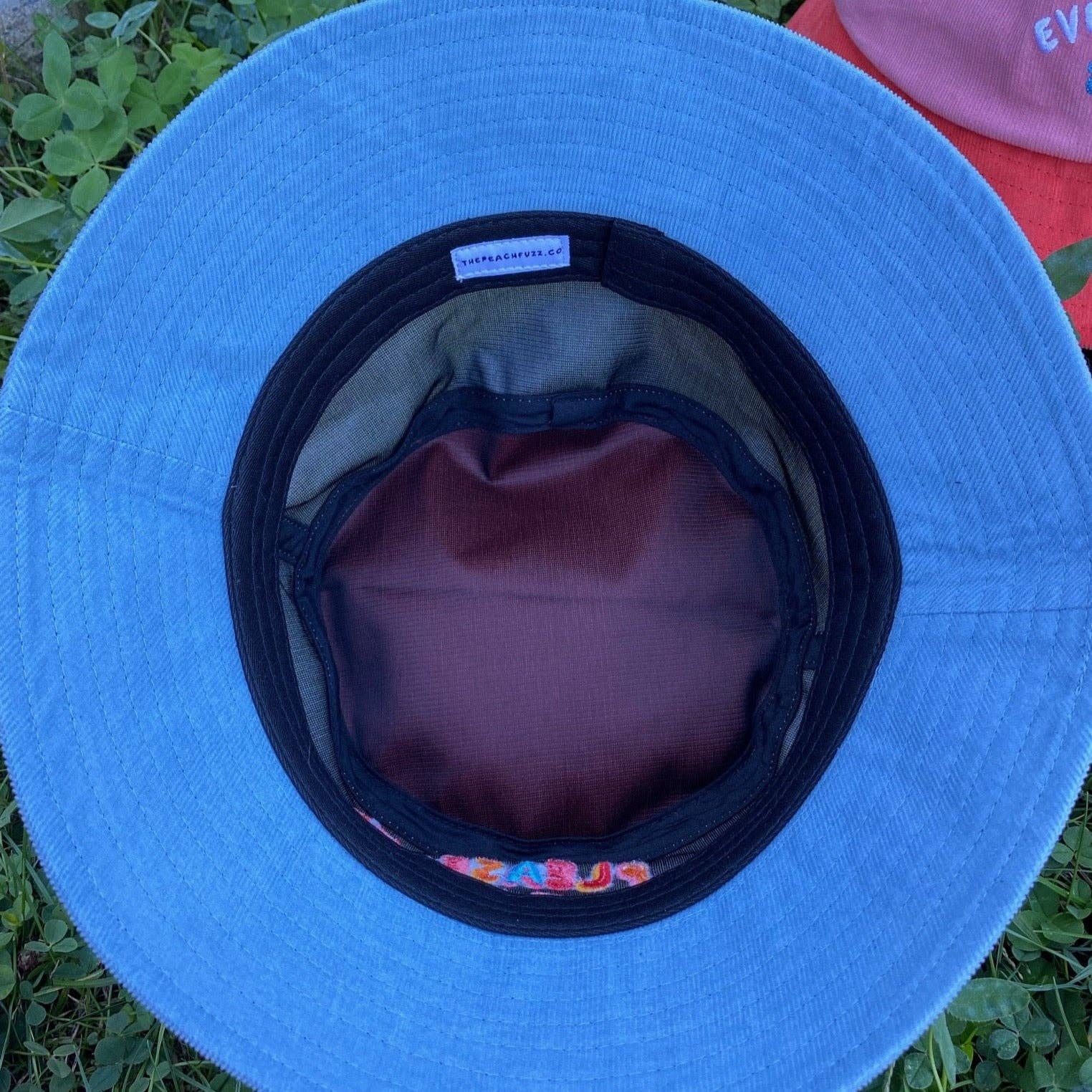 The Peach Fuzz - Wholesale Bucket Hat - Women's - Please Be Nice To Me Color Block Bucket Hat6