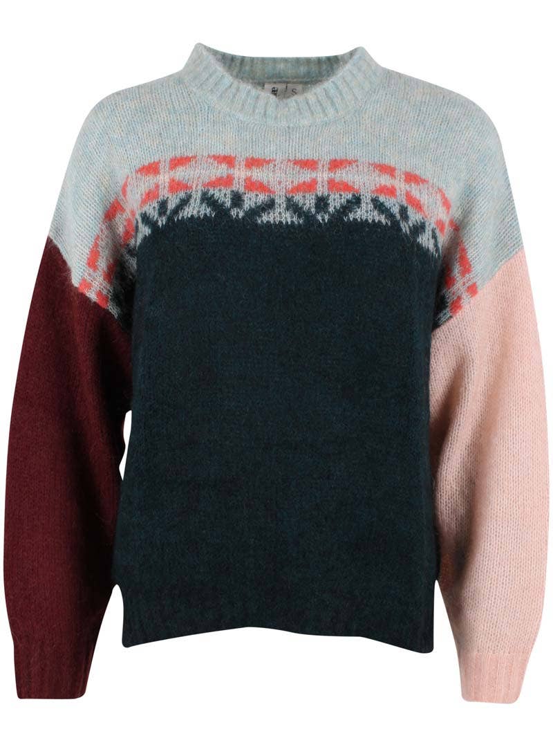 Danefae København - Wholesale Knit Sweater - Women's - Danebloom Alpaca Sweater Multi4