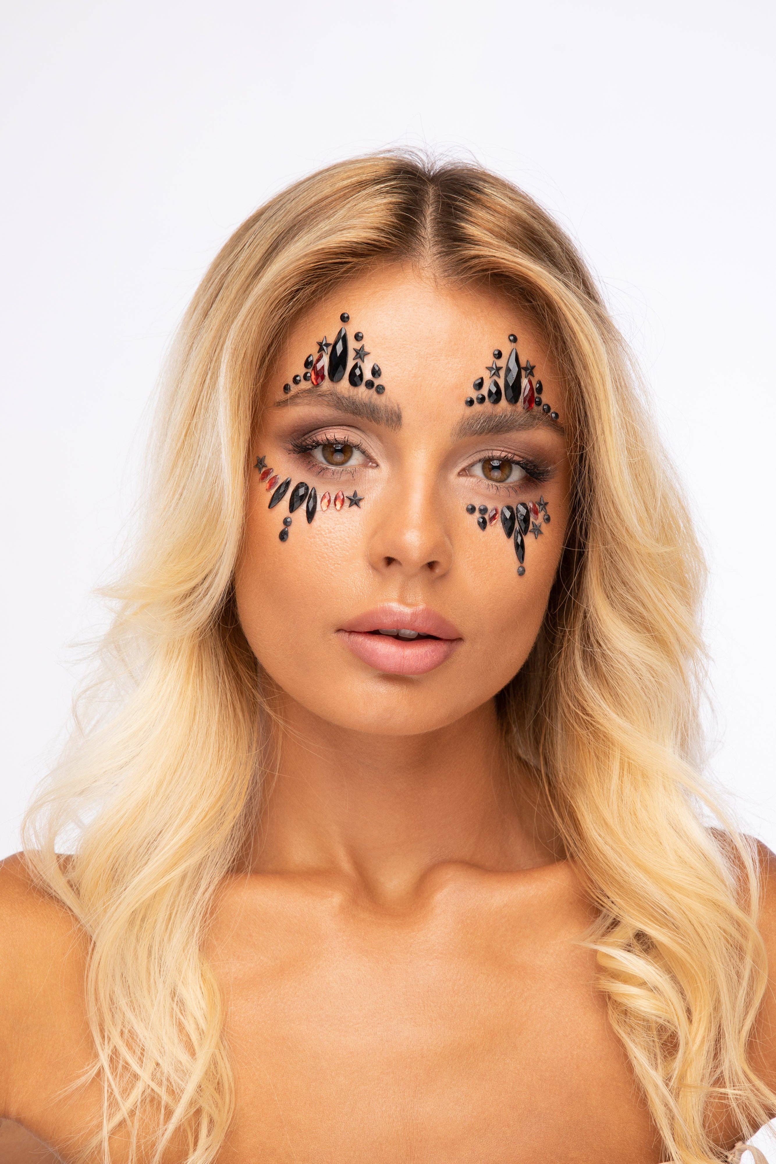 Moon Makeup – wholesale Kroppsglitter/skimmer – Halloween självhäftande ansiktsstenar, juveler och strass13