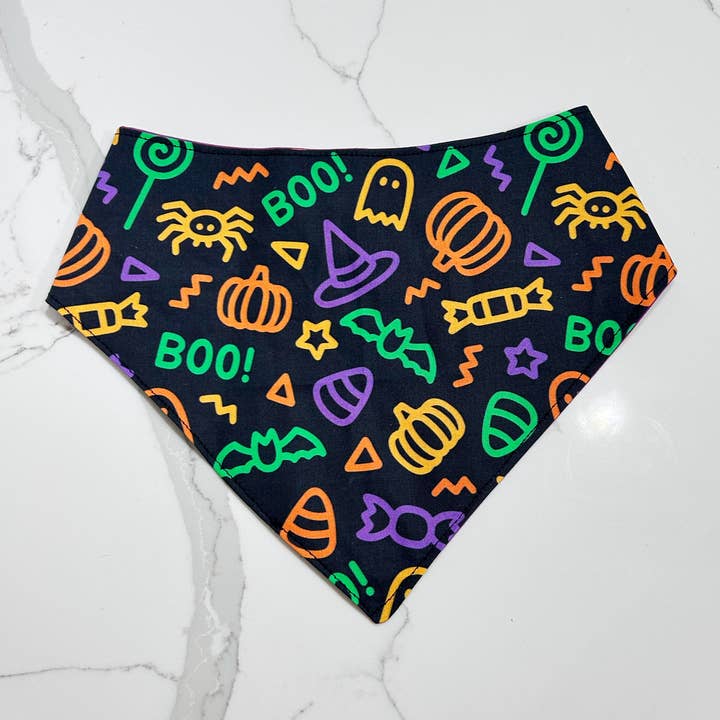 Bandana de Halloween Neon por atacado de LunaBlu