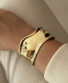 HoopLa – Pulseira de punho por atacado –  Pulseira Wonder Women Women Bone- Aço - Ouro 14K ou Prata11