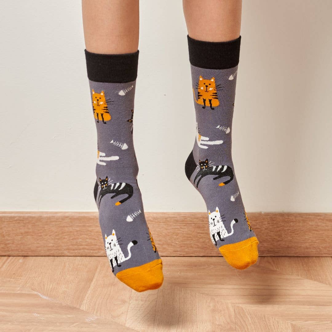 KYLIE CRAZY - Vente Chaussettes – unisexe - NOUVEAU ! Pack 72 paires de chaussettes en coton + Présentoir KE250910