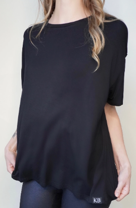 Kasia - Vente T-shirt – femme - T-shirt en bambou surdimensionné – Confort sans effort, style raffiné18