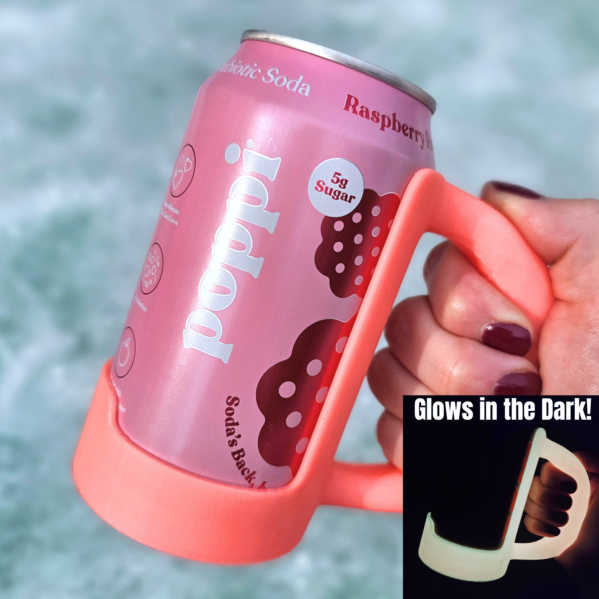 BD Lasers INC. - Wholesale Drink Huggers & Koozies - 12 oz. Standard Can Holder Handle, Soda Pop Holder13