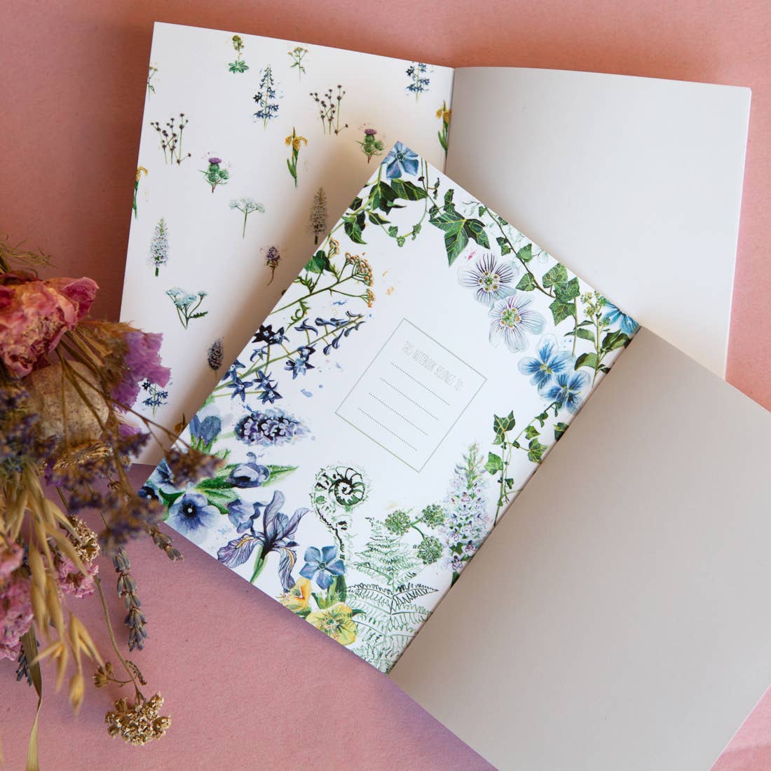 Kate Moby - Wholesale Notebook - Inky Wildflower Eco Notebooks5