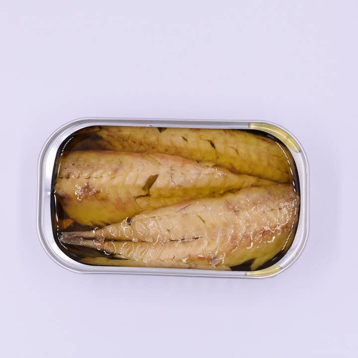 La Curiosa - Wholesale Tinned Fish - Horse mackerel in olive oil, garlic, and parsley