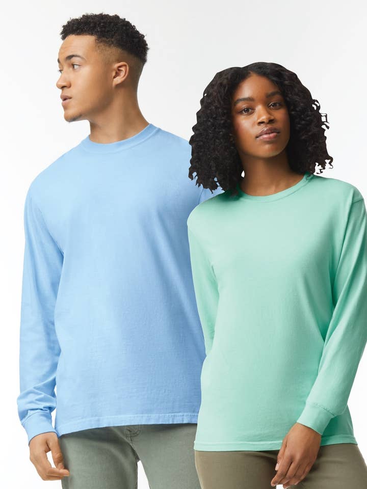 Comfort Colors Heavyweight Long-Sleeve Blank T-Shirt C6014 for wholesale by Total Apparel